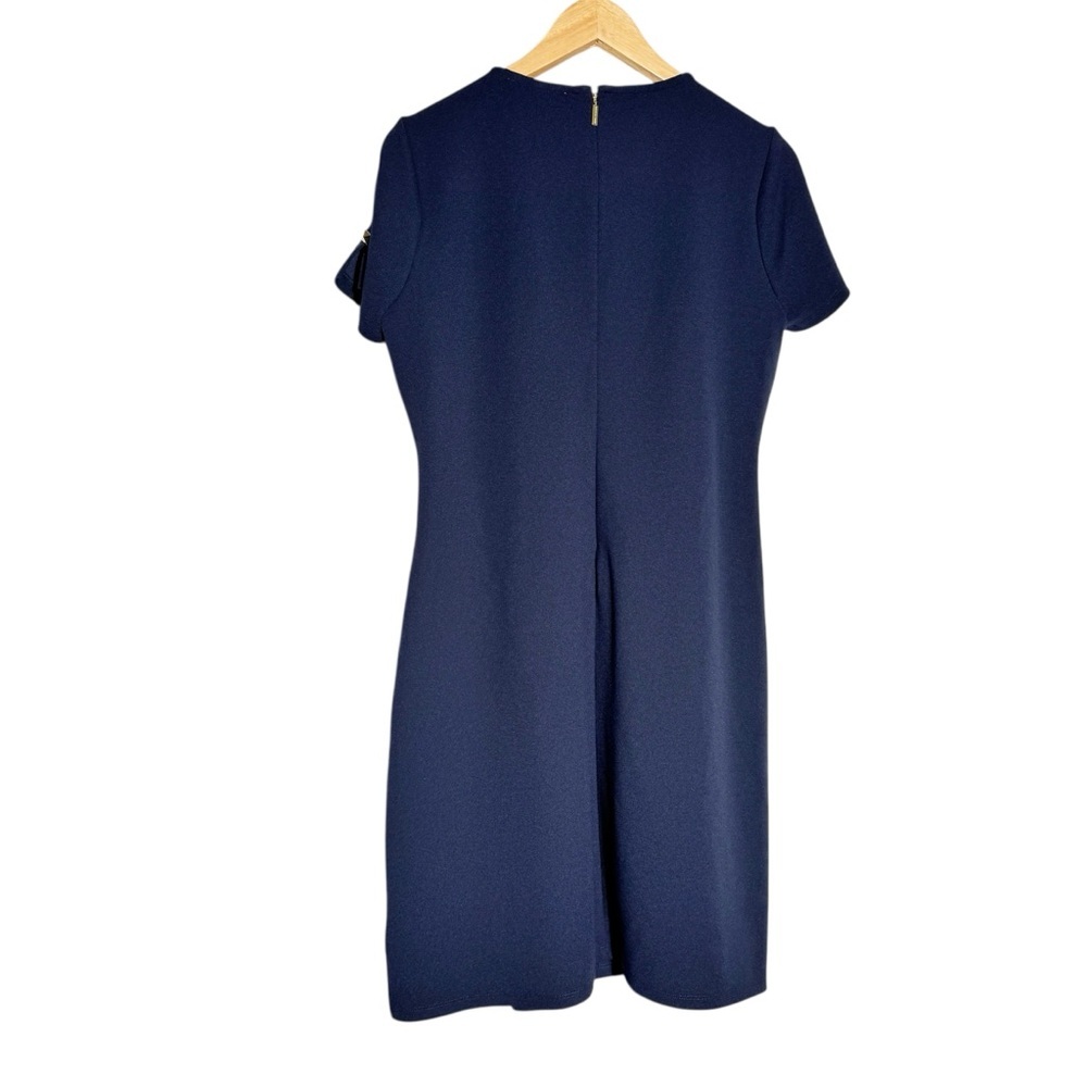 NWT MICHAEL Michael Kors Women's Pyramid-Button Slit Dress Size L - Picture 2 of 7
